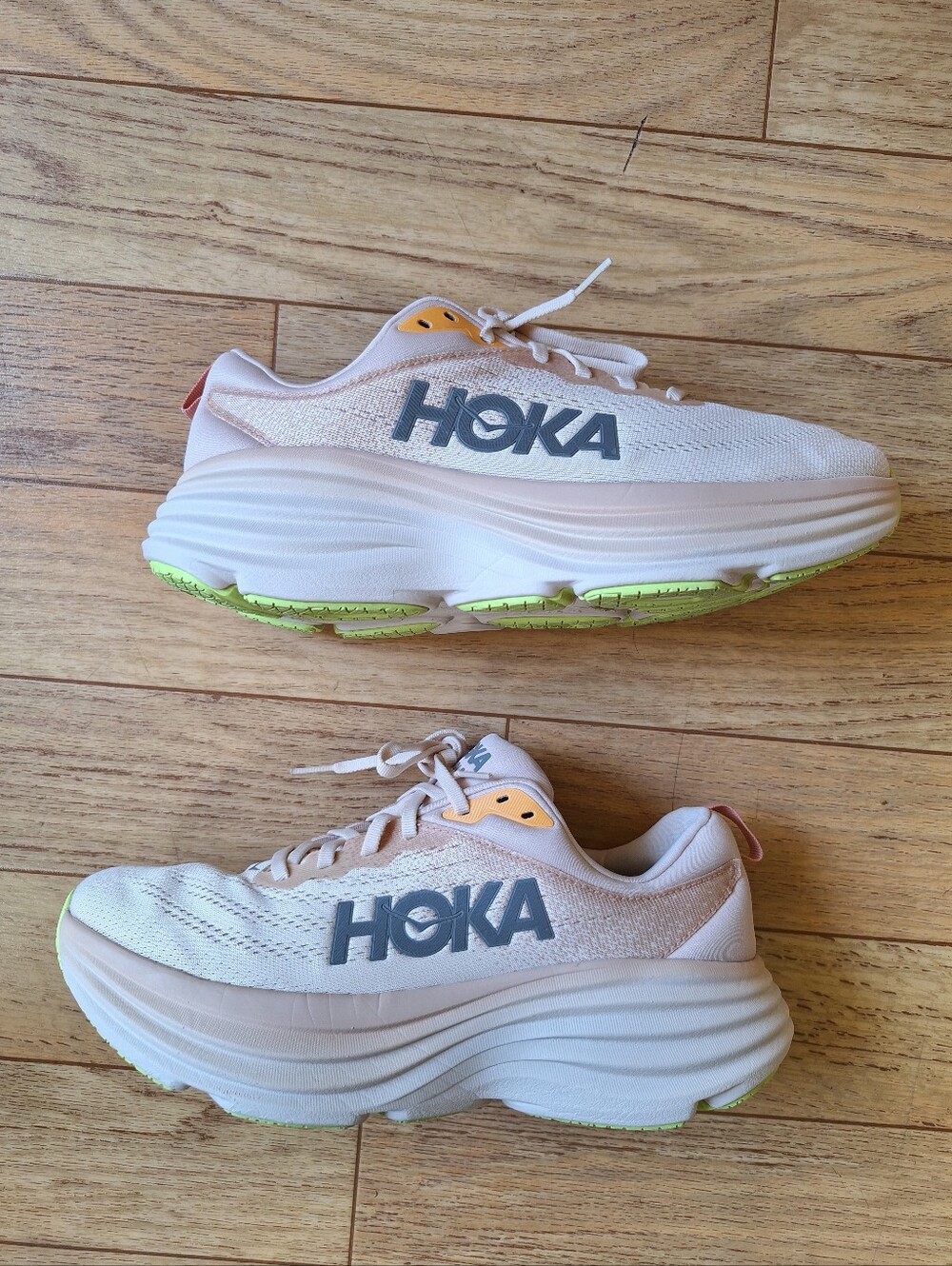 Hoka Bondi 8 'Cream Vanilla' Women's Size 10.5B - Picture 13 of 16